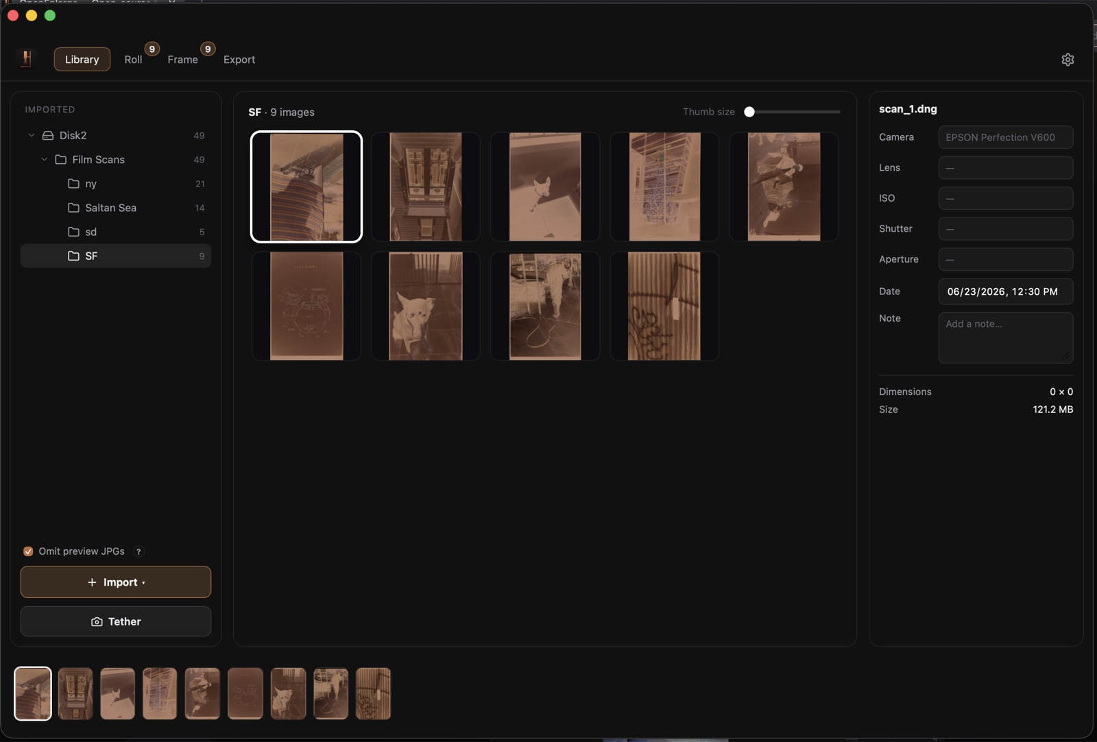OpenEnlarge library and import